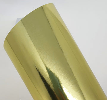 Papel Laminado Ouro Claro 20 folhas A4 - 180g/250g